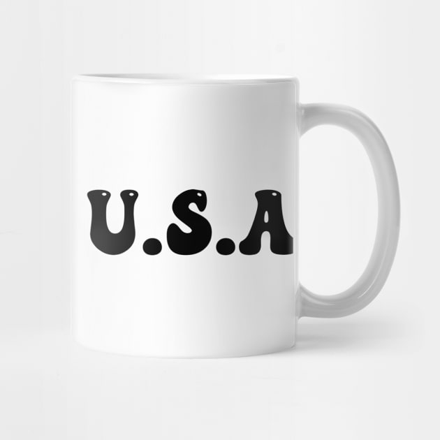 I Love USA by Creative Design for t-shirt